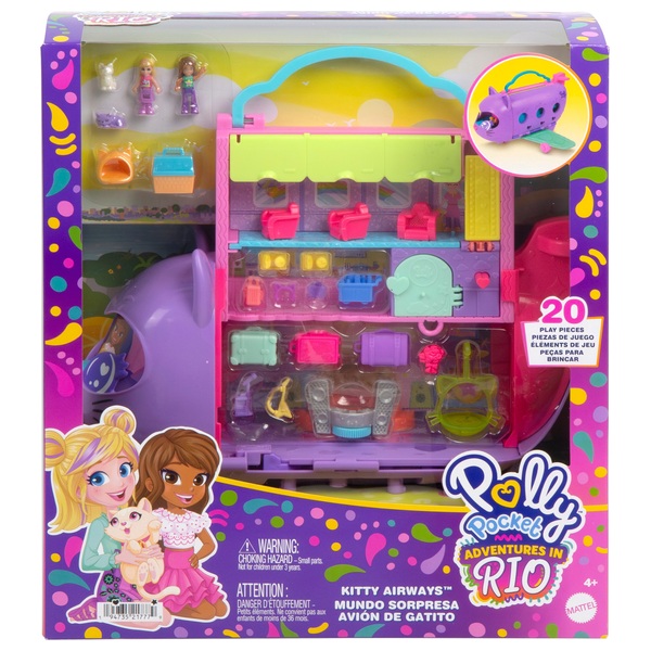 Polly Pocket Kitty Airways Playset Smyths Toys UK