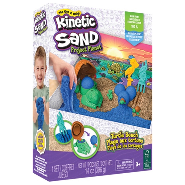 Kinetic Sand Project Planet Turtle Beach | Smyths Toys UK