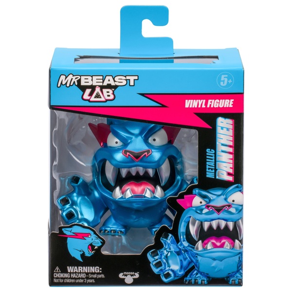 MrBeast Lab Metallic Panther Vinyl Figure | Smyths Toys UK