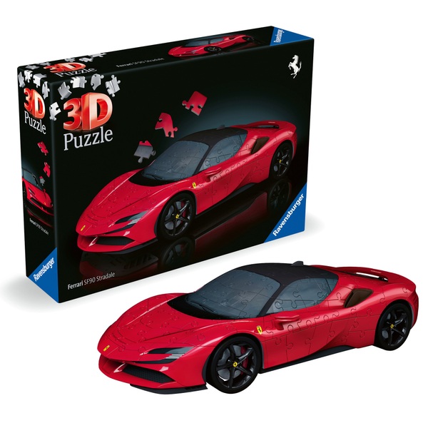 Ravensburger Ferrari Stradale 108 Piece 3D Jigsaw Puzzle | Smyths Toys UK