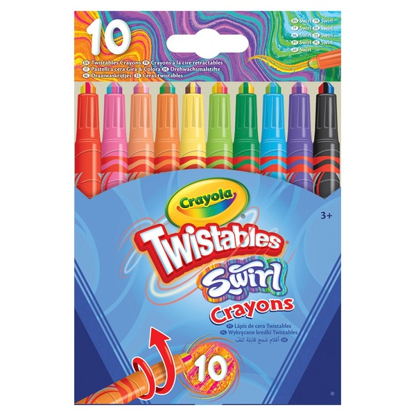 Crayola 10 Twistables Swirl Crayons | Smyths Toys UK