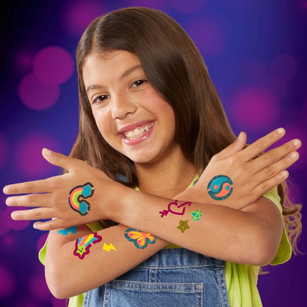 FabLab Glow in the Dark Glitter Tattoos Smyths Toys UK