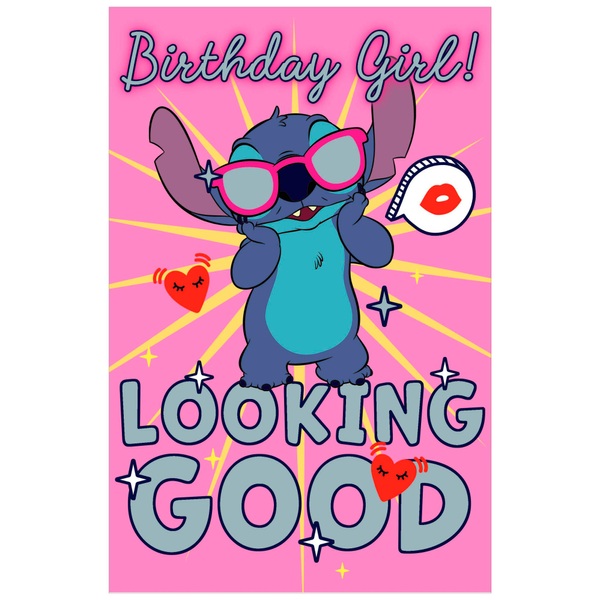Disney Stitch Birthday Card (No Age) | Smyths Toys UK