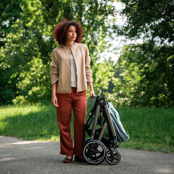 Cybex Balios S Lux 10 Piece Travel System in Sky Blue with R129 Car