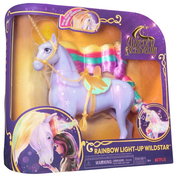 Unicorn Academy Interactive Rainbow Light-up Wildstar | Smyths Toys UK