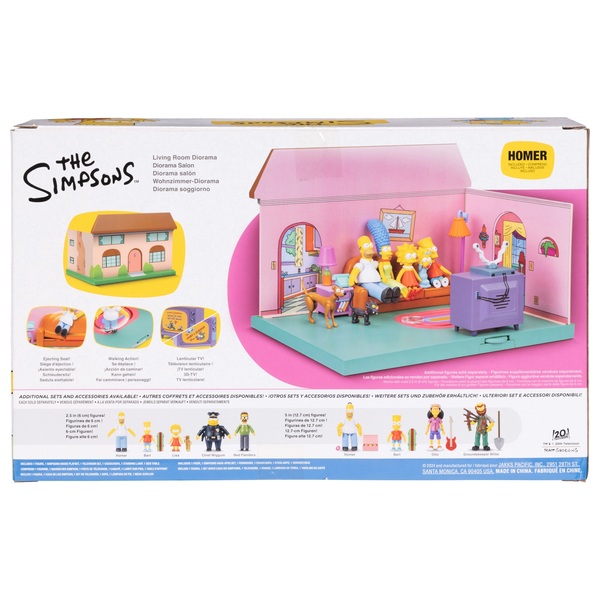 The Simpsons Living Room Diorama Playset | Smyths Toys UK