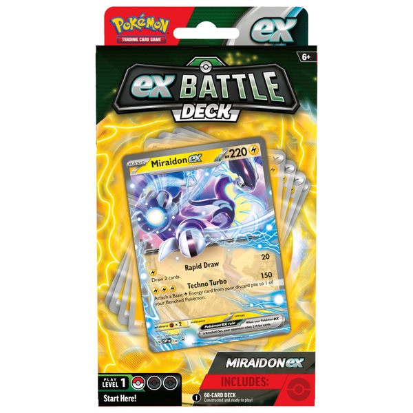 Pokémon Trading Card Game (TCG): Miraidon or Victini ex Battle Deck ...