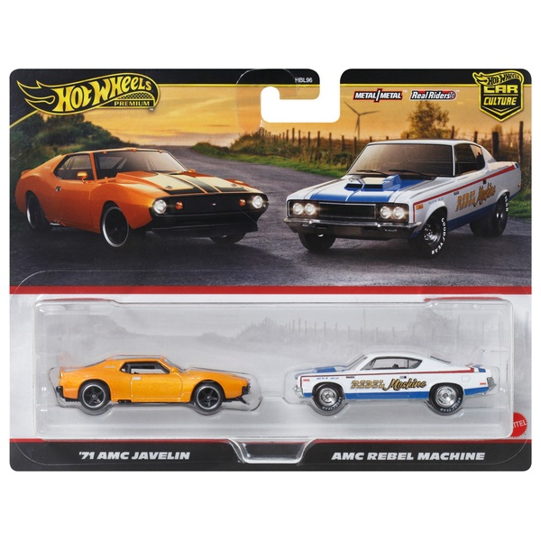 Hot Wheels Premium Car Culture '71 AMC Javelin and AMC Rebel Machine 1: ...