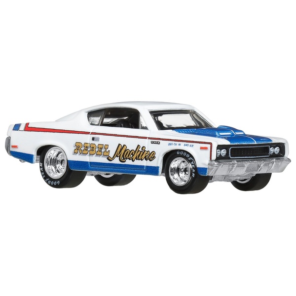 Hot Wheels Premium 1 64 Car Culture 71 AMC Javelin AMC Rebel Machine Vehicle 2 Pack