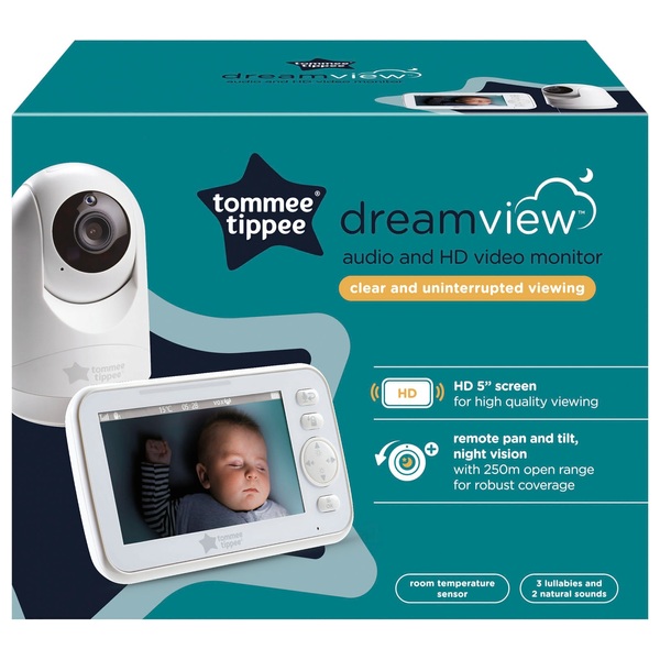 Tommee Tippee Baby Monitor Dreamview Video with 5 Inch Screen Smyths Toys UK