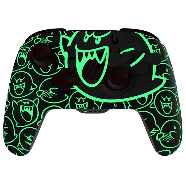 PDP Gaming Nintendo Switch Wireless Rematch Glow in The Dark Controller Boo Hoo Smyths Toys UK