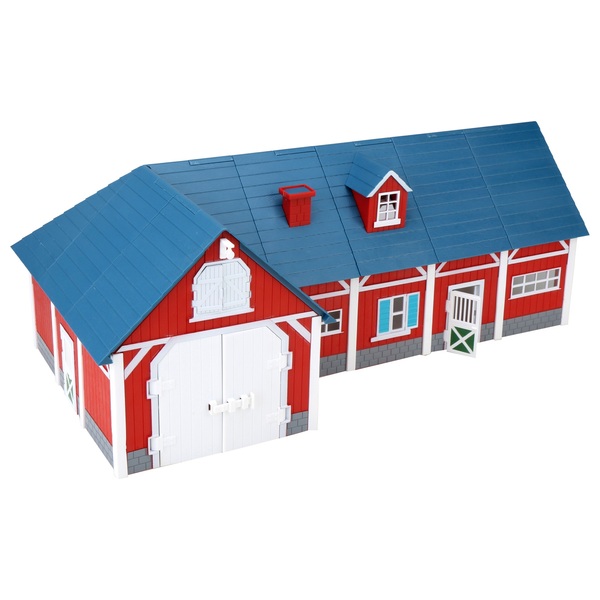 My Farm Red Barn and Animal Playset with New Holland Tractor | Smyths ...