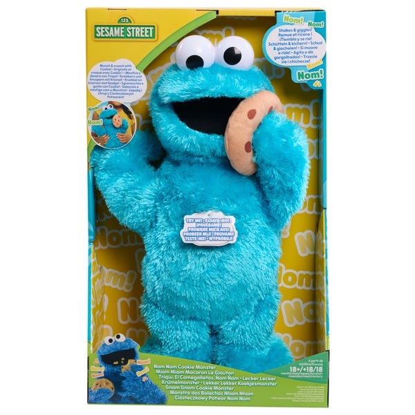 Sesame Street Nom Nom Cookie Monster Interactive Toy | Smyths Toys UK