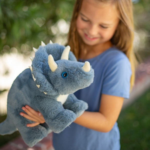 World s Softest Plush Triceratops Soft Toy 40cm