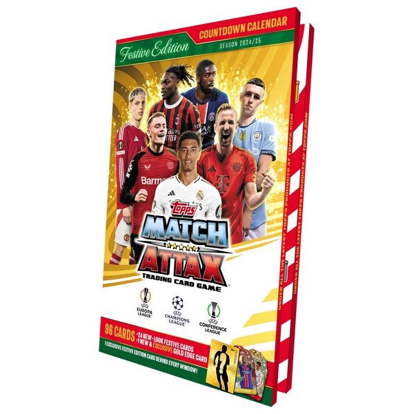 Match Attax 24 25 Cards Countdown Holiday Advent Calendar Smyths Toys UK