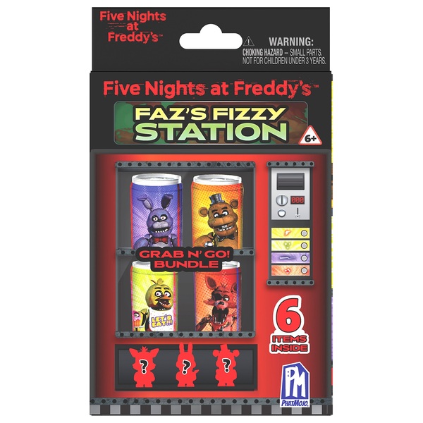 Five Nights at Freddy's: Faz's Fizzy Station Grab N' Go Mystery Bundle ...