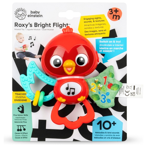 Baby Einstein Roxy's Bright Flight Musical Red Bird Toy Smyths Toys UK