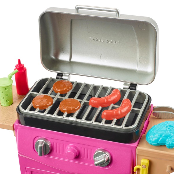 Barbie World Backyard Cookout BBQ Grill Set | Smyths Toys UK