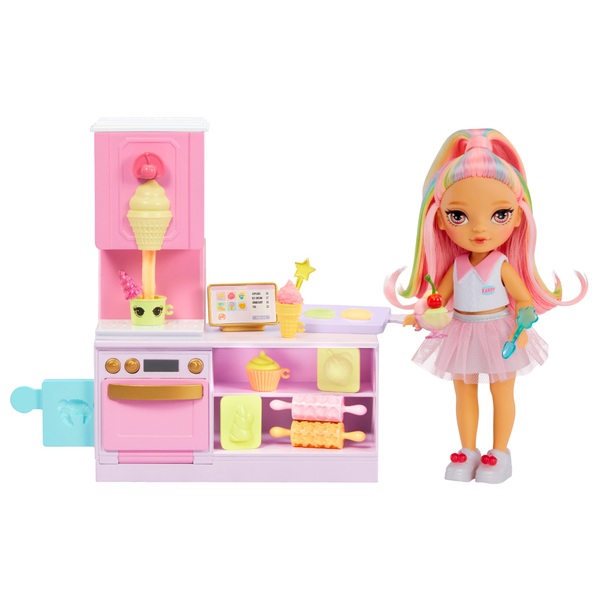 Rainbow High Dessert Shop with Littles Doll Kandy Playset | Smyths Toys UK