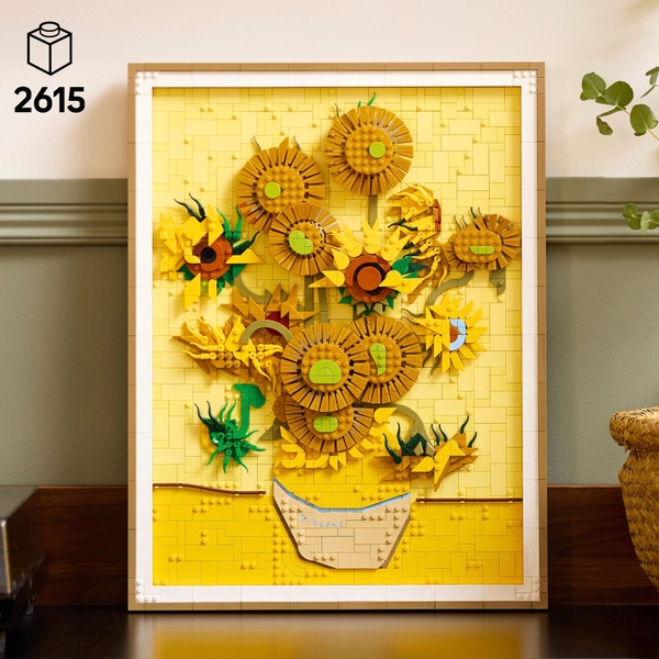 LEGO Art 31215 Vincent van Gogh Sunflowers Set for Adults | Smyths Toys UK
