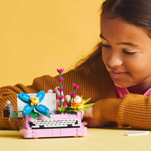 LEGO Creator 31169 3-in-1 Typewriter with Flowers Set | Smyths Toys UK