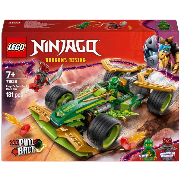 LEGO NINJAGO 71828 Lloyd s Pull Back Race Car Set Smyths Toys Ireland