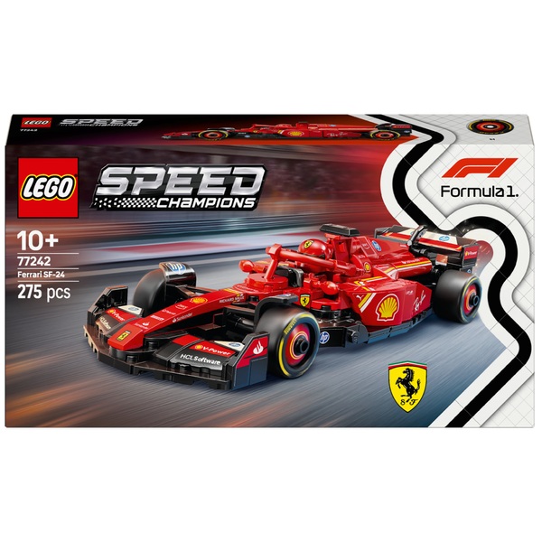 lego speed champions ferrari sf 24 f1 race car