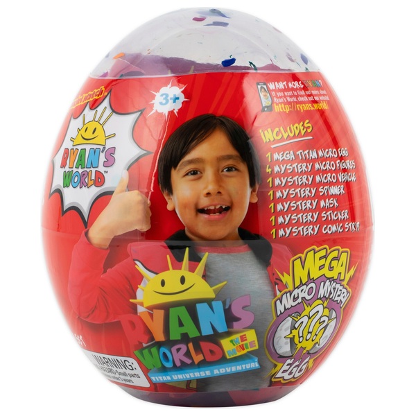 Ryan s World The Movie Mega Microverse Mystery Egg Smyths Toys UK