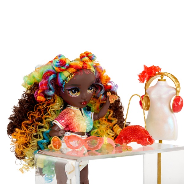 Rainbow High Creative Crystals Fashion Doll Iris Bow | Smyths Toys Ireland