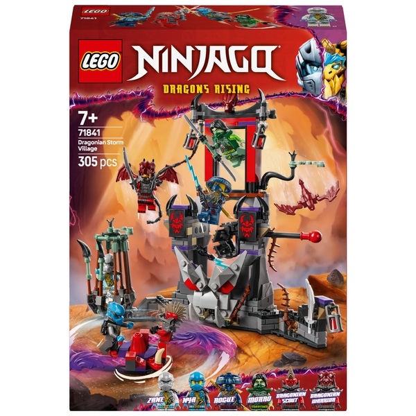 LEGO NINJAGO 71841 Dragonian Storm Village Set Smyths Toys UK