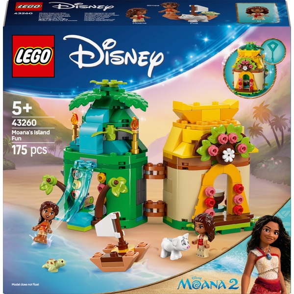 LEGO Disney 43260 Moana's Island Fun Set | Smyths Toys UK