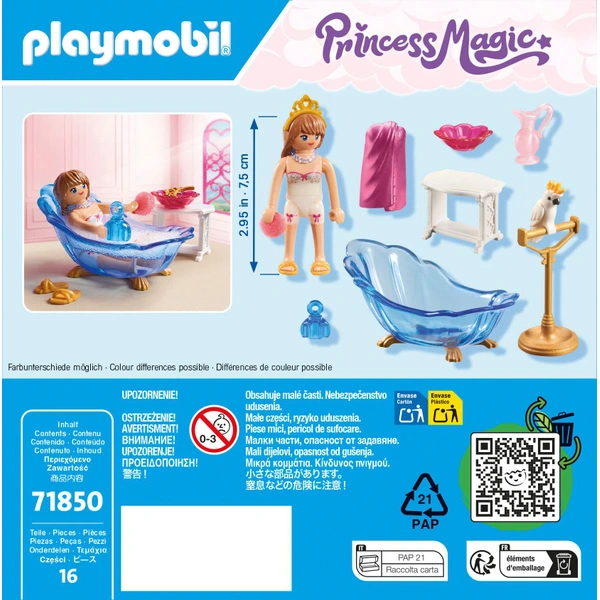 PLAYMOBIL Hercegnő Varázslat 71850 Hercegnő Fürdőszoba – 5. kép