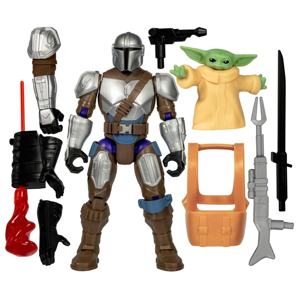 MixMashers Star Wars The Mandalorian Grogu Action Figure Set
