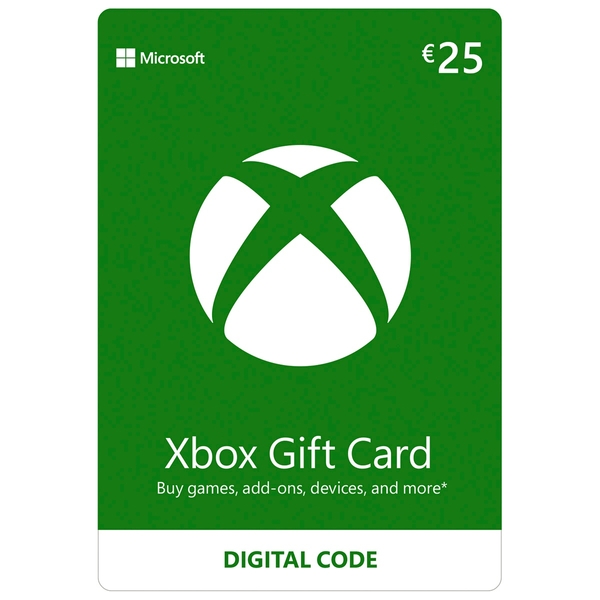 Xbox 25 Wallet Top Up Digital Download Smyths Toys Ireland - roblox gift card digital download