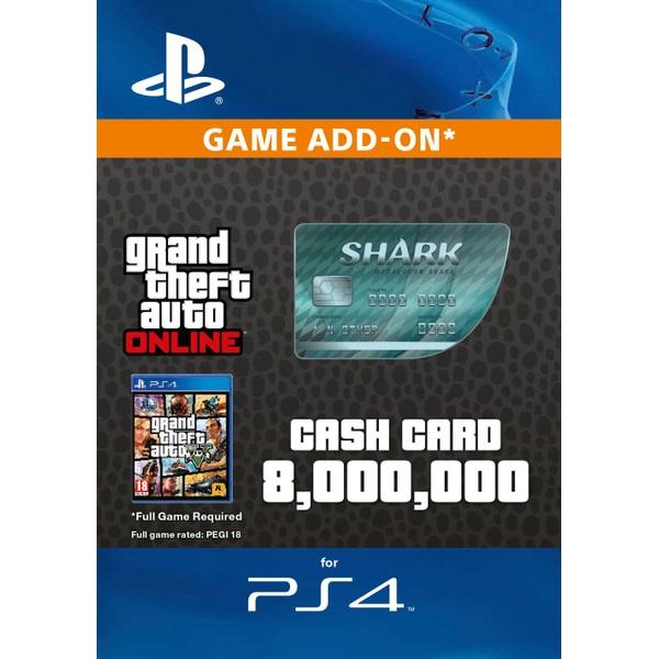 GTA V: Megalodon Shark Cash Card Digital Download - Grand Theft Auto V | Smyths Toys