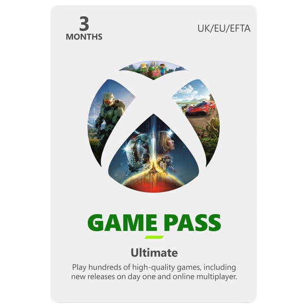 xbox one game pass 3 months