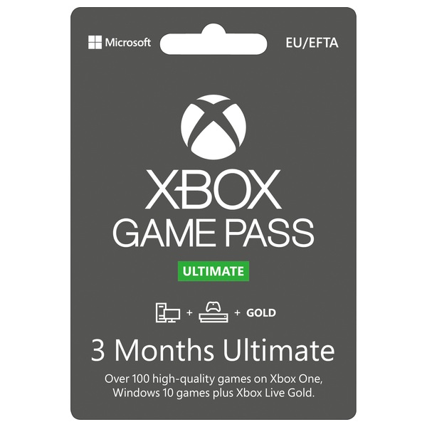 xbox one 3 month game pass