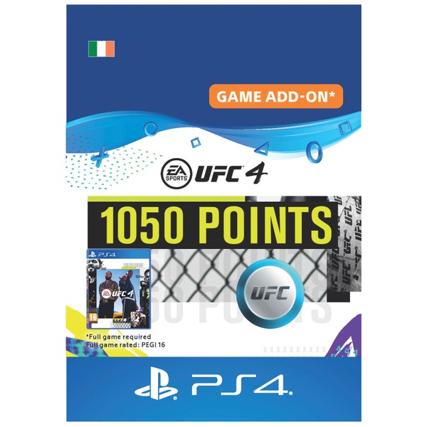 UFC 4 1050 UFC Points PS4 (Digital 