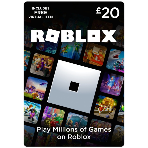 Roblox Digital Gift Card - £20 (Digital Download) | Smyths Toys UK