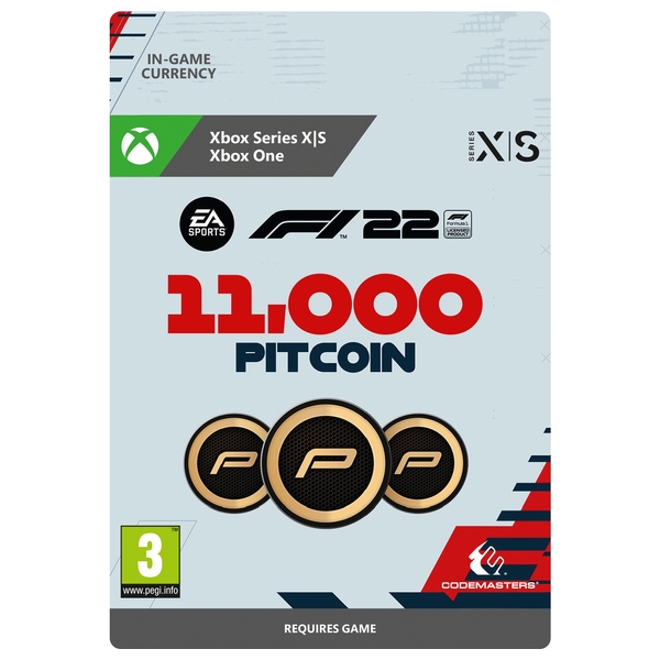 F1 22 11000 Pitcoins Xbox One, Xbox Series X (Digital Download)