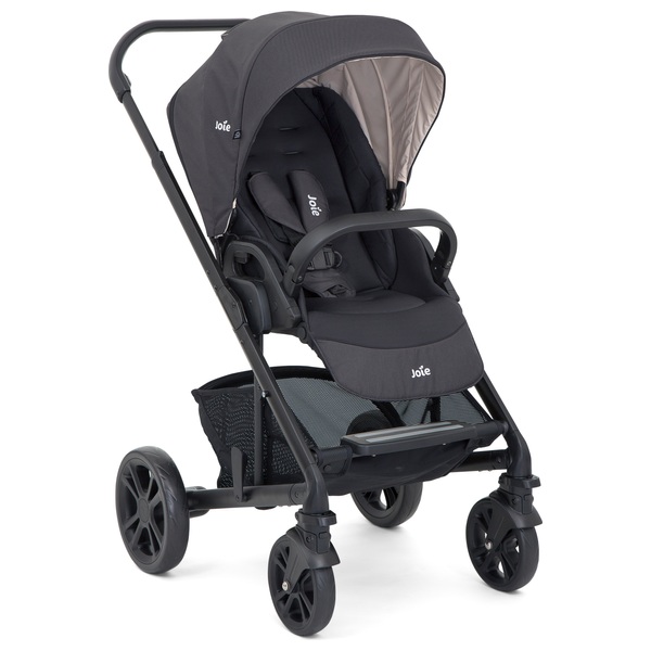 Joie Chrome Ember Stroller & Carry Cot and Joie Gemm Group 0+ Car Seat