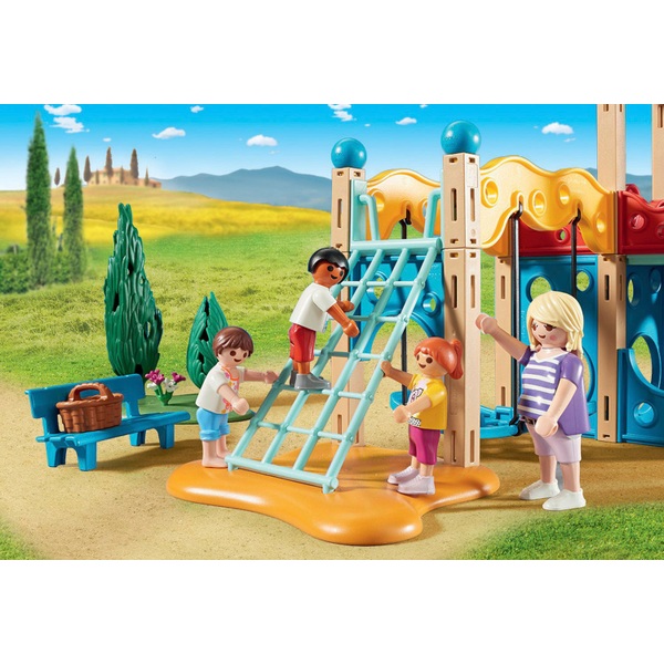 Playmobil 9423 Family Fun Park Playground with Watchtower Smyths Toys