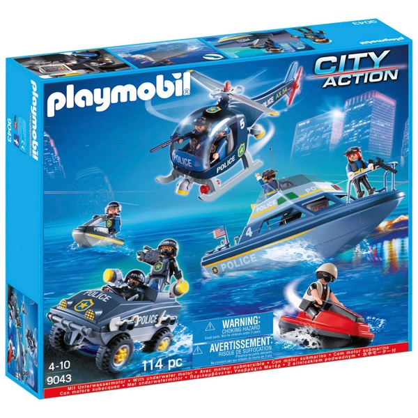 Playmobil - City Action 9043 Véhicules des Forces Spéciales de Police