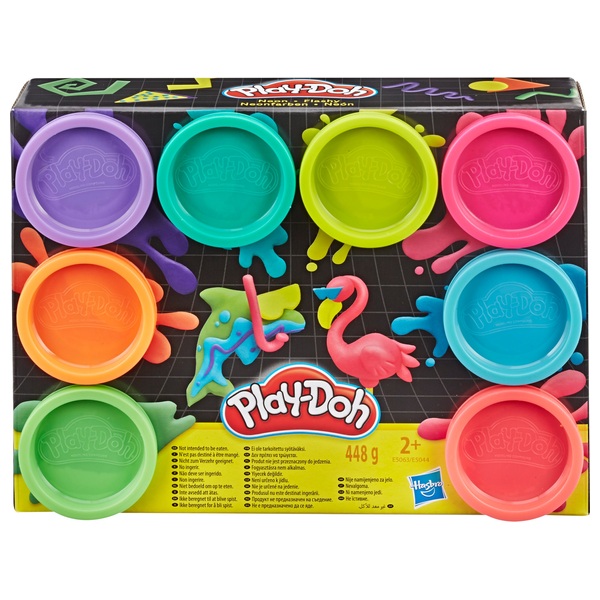 Play-Doh - Pack 8 Pots de Pâte à Modeler Arc-en-Ciel