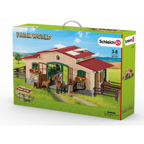 Schleich Farm World 42195 Pferdestall Smyths Toys Superstores