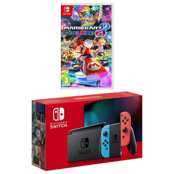 Nintendo switch neon bundle on sale deals