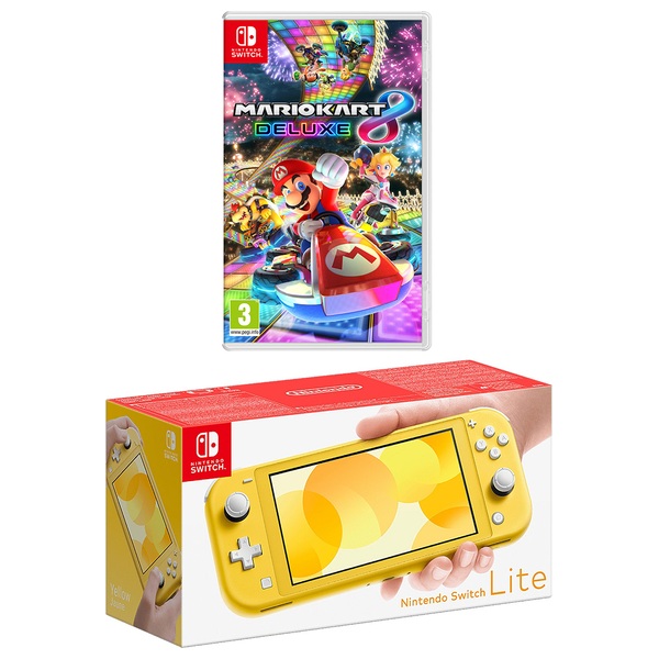 Nintendo Switch Lite Yellow & Select Game | Smyths Toys UK