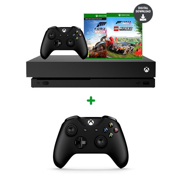 Xbox One X Forza LEGO Bundle & Extra Controller Xbox One Console