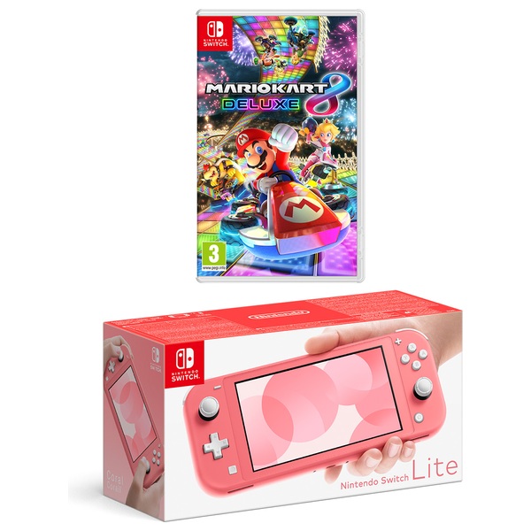 switch lite coral animal crossing bundle