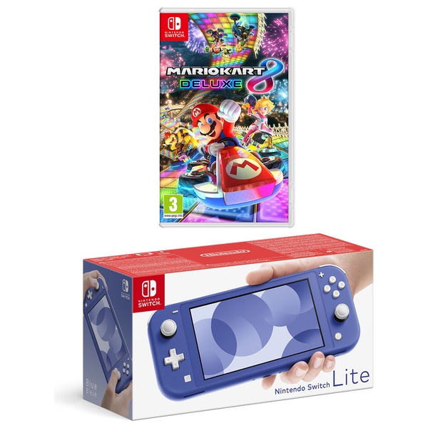 Nintendo Switch Lite with Wonder Game and Accessories - Blue